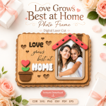 Personalized Mom Photo Frame | Custom Mother's Day Gift | Family Picture Display | Digital Download - Image 9