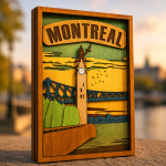 Montreal SVG 3D, 8 Layers Art, Plywood Cut File - Image 3