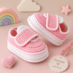 Baby Velcro Sneakers Crochet Pattern PDF, Cute Baby Booties Crochet Pattern, Beginner Baby Shoes Tutorial, Digital Download Crochet Pattern - Image 4