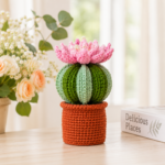 Blossom Cactus Crochet Pattern PDF, Crochet Cactus Pot Pattern, Succulent Amigurumi Pattern, Beginner Friendly Plant Crochet PDF - Image 3