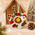 Christmas Wreath Crochet Pattern PDF, Holiday Ornament Amigurumi Tutorial, Xmas Decor Crochet Pattern, Festive Home Decor - Image 7