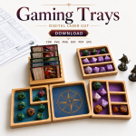 Gaming Tray SVG | DND Dice & Token Organizer Laser Cut File | Digital Download - Image 10