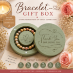 Bracelet Box SVG Bundle, Laser Cut Jewelry Gift Box Files, DIY Wooden Keepsake Box - Image 9