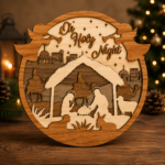 Nativity Designs Bundle 3D Layered Wooden Laser Cut Files | Christmas Nativity Scene SVG | Multilayer Engraved Wood Art Decor - Image 10