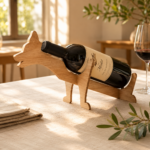 Wine Bottle Stand Laser Cut Files, SVG DXF PDF Bundle, DIY Wooden Wine Holder, Instant Download - Image 9