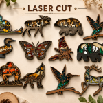 Wild Animals Bundle SVG Files | 3D Layered Wood Art | Laser Cut Animal Scenes | Glowforge xTool LightBurn Digital Download
