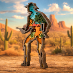 Cowboy SVG, 3D Layered Western, Horse Laser File, 9 Layered - Image 3