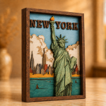 New York SVG 3D, 8 Layers, Plywood Cut File - Image 3