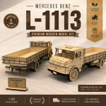 Mercedes Benz L-1113 Wooden Model Kit - Image 2