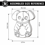 Wooden Animal Toy Laser Cut Bundle, Montessori Animal Puzzle SVG, Kids Rolling Toy CNC Template, DXF PDF EPS - Image 10