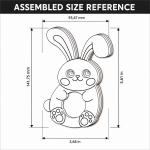 Wooden Animal Toy Laser Cut Bundle, Montessori Animal Puzzle SVG, Kids Rolling Toy CNC Template, DXF PDF EPS - Image 9