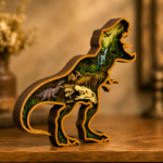T-Rex Multilayer SVG Layered Art, 3D Dinosaur - Image 4