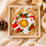 Christmas Wreath Crochet Pattern PDF, Holiday Ornament Amigurumi Tutorial, Xmas Decor Crochet Pattern, Festive Home Decor - Image 6