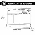 Acrylic Wall Planner Laser Cut Bundle, Dry Erase Calendar SVG, Family Command Center CNC Template, DXF PDF EPS - Image 8