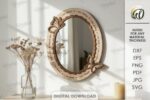 Affirmation Mirrors Laser Cut Bundle SVG | Positive Quotes Mirror Frames CNC Files | Glowforge xTool Cricut Templates - Image 10