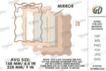 Affirmation Mirrors Laser Cut Bundle SVG | Positive Quotes Mirror Frames CNC Files | Glowforge xTool Cricut Templates - Image 3
