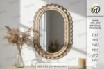 Affirmation Mirrors Laser Cut Bundle SVG | Positive Quotes Mirror Frames CNC Files | Glowforge xTool Cricut Templates - Image 7