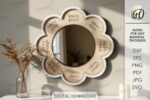 Affirmation Mirrors Laser Cut Bundle SVG | Positive Quotes Mirror Frames CNC Files | Glowforge xTool Cricut Templates - Image 9