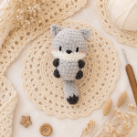 No Sew Crochet Fox Pattern PDF, Cute Amigurumi Woodland Plushie Tutorial, Kawaii Chunky Animal Toy, Nursery Decor Gift Download - Image 2