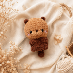 No Sew Crochet Otter Pattern PDF, Cute Amigurumi Sea Animal Plushie Tutorial, Kawaii Chunky Toy, Nursery Decor Gift Download PDF - Image 2