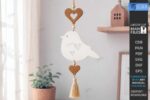 Bird Hanging Decor Ornament Laser Cut Bundle SVG DXF | Bird Ornament Files for Glowforge Cricut CNC | Wooden Hanging Decor - Image 15
