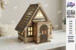 Candle House Laser Cut Bundle SVG | Wooden Lantern House CNC Files | Glowforge xTool Cricut Templates - Image 14