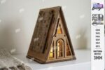Candle House Laser Cut Bundle SVG | Wooden Lantern House CNC Files | Glowforge xTool Cricut Templates - Image 2