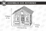 Candle House Laser Cut Bundle SVG | Wooden Lantern House CNC Files | Glowforge xTool Cricut Templates - Image 8