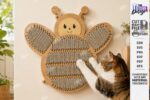 Cat Scratcher Laser Cut Bundle SVG DXF EPS | DIY Cat Scratcher Plans for CNC Router Glowforge | Modern Cat Furniture Digital Download - Image 3