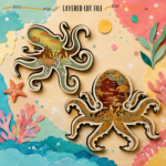 Ocean Animals Mega Bundle 14 Designs SVG | 3D Multilayer Wood Laser Cut Files | Sea Life Wall Art | Glowforge Xtool CNC - Image 2