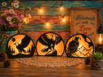 9x Eagle Lantern Bundle SVG, 3D Wildlife Light Box Laser Cut File, Tealight Candle Holder Glowforge Xtool Cricut Download - Image 6