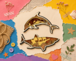 Ocean Animals Mega Bundle 14 Designs SVG | 3D Multilayer Wood Laser Cut Files | Sea Life Wall Art | Glowforge Xtool CNC - Image 8