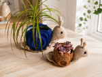 Crochet Snail Planter Pattern PDF, Amigurumi Plant Pot Cover, Succulent Holder Crochet Pattern, Digital Download - Image 5