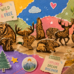 Wild Forest Life SVG Bundle | 10 Layered Animal Laser Cut Files | 3D Wood Art Templates for Glowforge