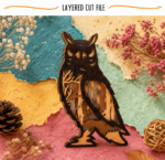 Wild Forest Life SVG Bundle | 10 Layered Animal Laser Cut Files | 3D Wood Art Templates for Glowforge - Image 7