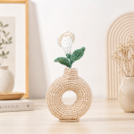Calla Lily Donut Vase Crochet Pattern PDF, Flower Vase Amigurumi Pattern, Crochet Donut Decor, DIY Handmade Gift - Image 3