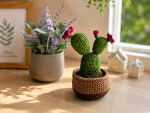 Crochet Cactus Pattern PDF, Amigurumi Cactus in Pot, Crochet Plant Pattern, DIY Succulent Decor, Digital Download