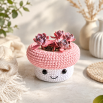 Cute Mushroom Crochet Pattern PDF, Amigurumi Plush Toy Pattern, Kawaii Crochet Doll, Handmade Crochet Gift - Image 2