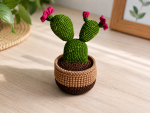 Crochet Cactus Pattern PDF, Amigurumi Cactus in Pot, Crochet Plant Pattern, DIY Succulent Decor, Digital Download - Image 4