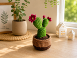 Crochet Cactus Pattern PDF, Amigurumi Cactus in Pot, Crochet Plant Pattern, DIY Succulent Decor, Digital Download - Image 3