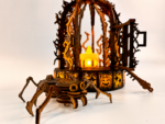 Halloween Lantern Laser Cut File SVG | Spooky Hanging Lantern DIY | Glowforge, xTool, LightBurn, CNC Wood Craft Decor - Image 7