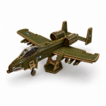 A-10 Thunderbolt II Warthog Laser Cut Files SVG | Military Aircraft Wooden Model | 3mm Wood DIY Airplane Blueprint | Ai DxF SvG PDf - Image 3