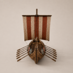 Viking Longship Laser Cut Model SvG DxF Ai DWg | Wooden Boat 3D Puzzle | Laser Cut Digital Download - Image 5