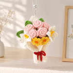 Crochet Flower Bouquet Pattern PDF, Mini Rose Bouquet, Crochet Flowers, Amigurumi Floral Pattern, DIY Valentine Gift - Image 3