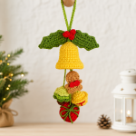 Crochet Christmas Ornament Patterns PDF | Amigurumi Xmas Decorations | Snowman Bell Santa Tree Hanging Ornaments | DIY Gift Instant Download - Image 3