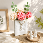 Crochet Flower Basket Pattern PDF, Amigurumi Flower Bouquet, Crochet Floral Arrangement, Spring Home Decor Tutorial - Image 7