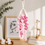 Crochet Hanging Wisteria Pattern PDF, Crochet Flower Wall Hanging, Handmade Home Decor, Digital Download - Image 4