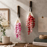 Crochet Hanging Wisteria Pattern PDF, Crochet Flower Wall Hanging, Handmade Home Decor, Digital Download