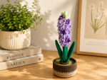 Crochet Hyacinth Pattern PDF, Amigurumi Potted Flower Tutorial, Crochet Plant Pattern, Handmade Home Decor Digital Download