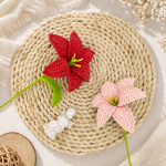 Lily Crochet Pattern PDF, Potted Flower Crochet Pattern, Crochet Flower Bouquet, Amigurumi Plant Home Decor, Digital Download - Image 3